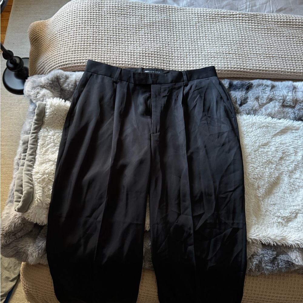 ASOS Men's Elegant Black Dress Pants